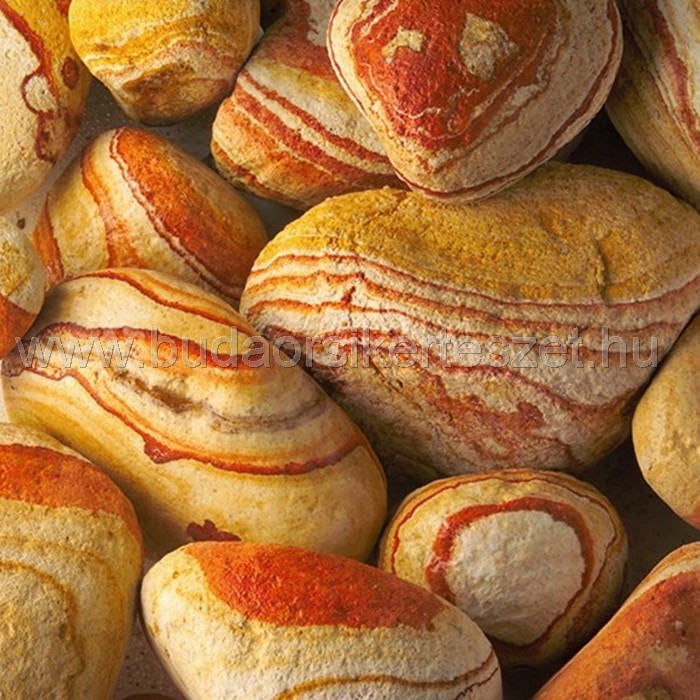 Szivárványkő, vörös-sárga